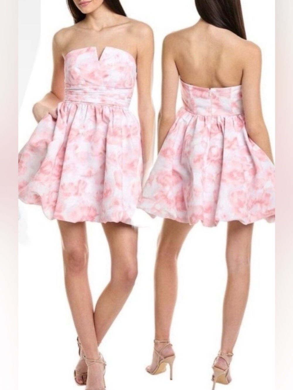 Sachin + Babi Pink Strapless Mini Dress size 10 NWT